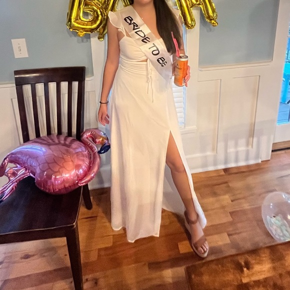 LULUS - The Way to Love White Ruffled Maxi Dress - Picture 3 of 3